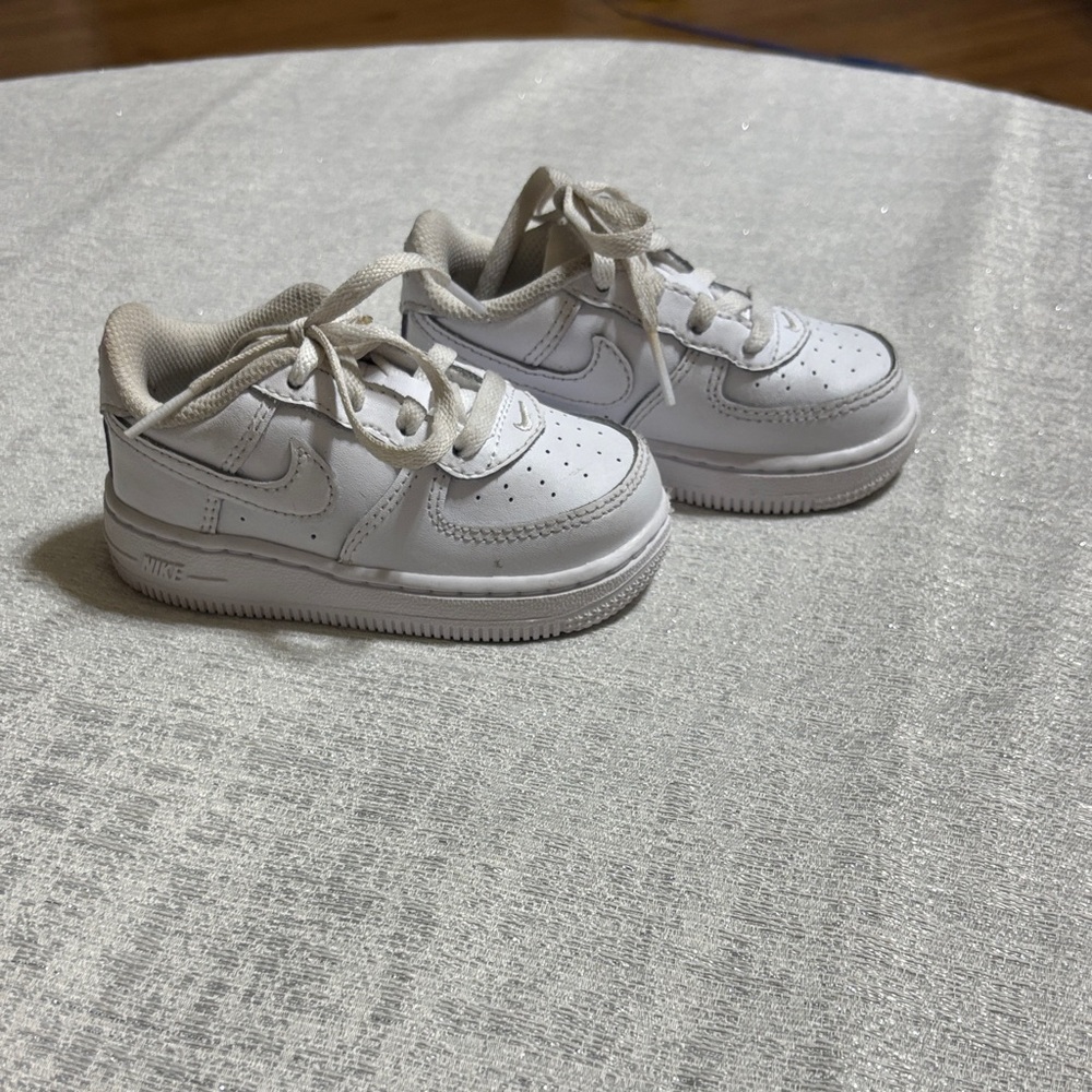 Nike Kids White and Gray Sneakers